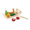 PlanToys Wooden Pretend Play Fruit & Vegetable Food Set